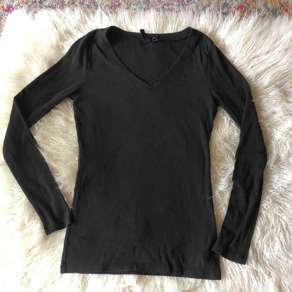 NWOT Black LS Shirt